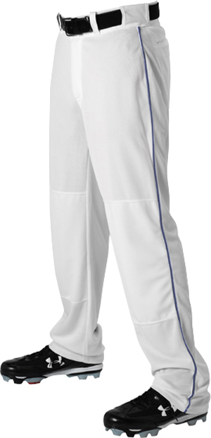 Nike baseball pants white with navy piping shop