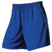 Girls Small 7" (GS - Scarlet) Piped Softball Shorts (No Pockets)