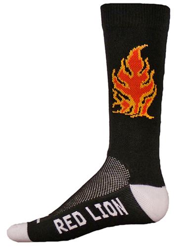 Red Lion Fire/Flame Crew Socks - Closeout