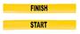 Champion Sports Yellow Poly Start/Finish Line Set