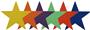Champion Sports 9" Poly Star Markers Set of 6