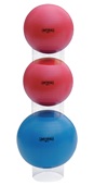 Ball Stacker Storing Exercise Balls Clear Plastic (3-Ring Set)