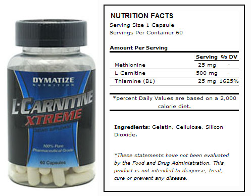 Dymatize Nutrition L-Carnitine Extreme