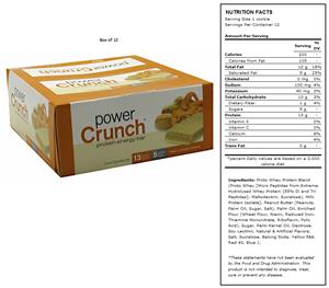 BNRG Power Crunch Peanut Butter Creme Protein Bars ...