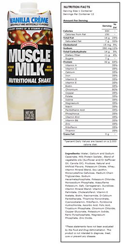 CytoSport Muscle Milk Vanilla Creme Protein Shakes