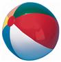Multi-Colored Durable Vinyl Beach Balls Available in Multiple Sizes