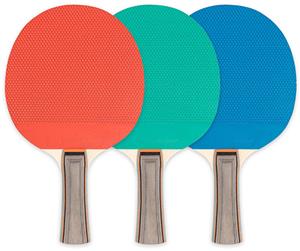 Champion Table Tennis Paddles Rubber Face 5 Ply Ea 