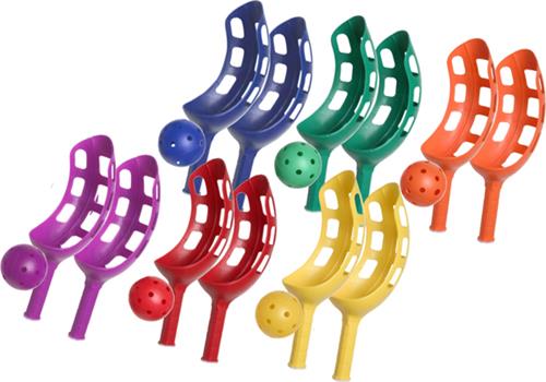 Champion Sports Scoop Ball Set of 6 Colors. Free shipping.  Some exclusions apply.