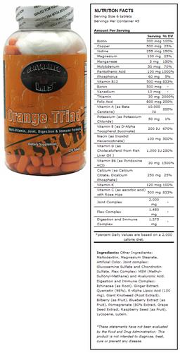 Orange Triad Vitamin & Mineral Supplement