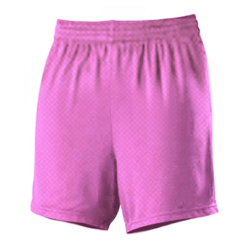 Alleson 565PW Women's Pink Mesh Basketball Shorts
