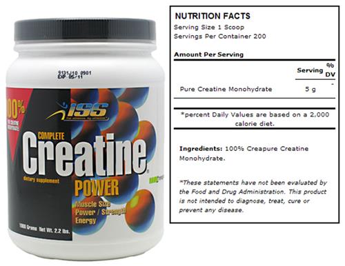 ISS Complete Creatine Power 1000g