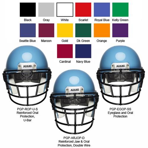 Adams Youth PGP Linemen Football Facemasks Football Equipment and Gear