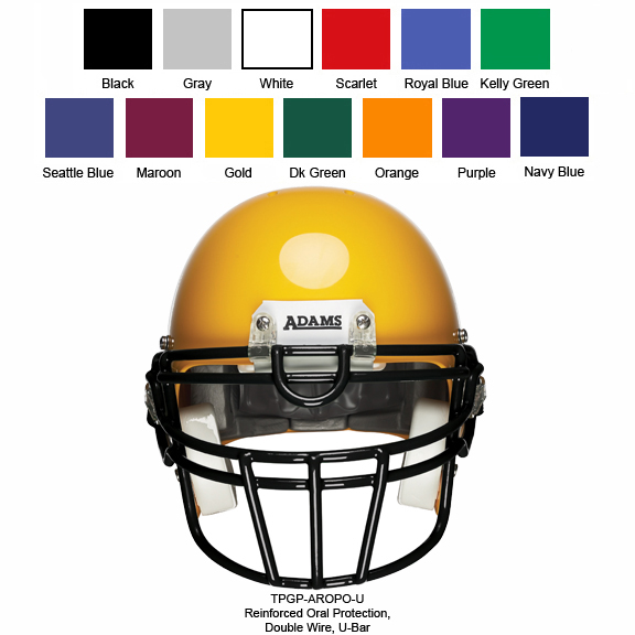 Adams Youth TPGP Backs/Specialty Football Facemask | Epic Sports Adams Youth TPGP Backs/Specialty Football Facemask | Epic Sports