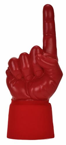 UltimateHand Foam Finger Hand - Scarlet
