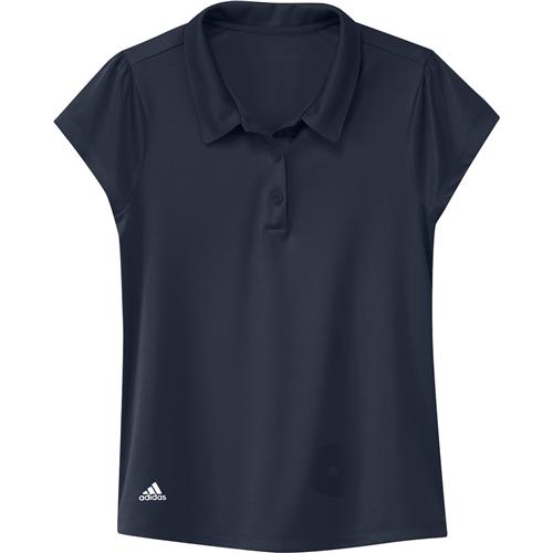 Adidas Performance Primegreen Girls Polo Shirt. Printing is available for this item.