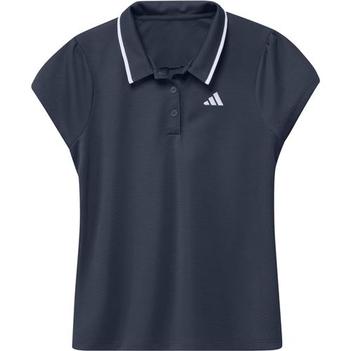 Adidas Textured Girls Polo Shirt. Printing is available for this item.