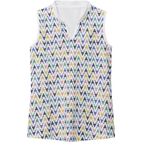 Adidas HEAT.RDY Printed Sleeveless Girls Polo Shirt. Printing is available for this item.
