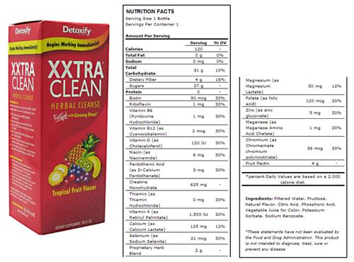 Detoxify Xxtra Clean - 20 fl. oz.