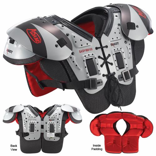 Adams "Beast" Youth Football Shoulder Pads Football Equipment and Gear