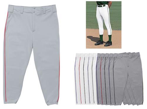 11oz Double Knit Baseball Pants W/Piping Closeout