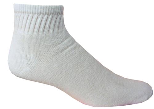 Pro Feet White Quarter Socks Pair - Closeout