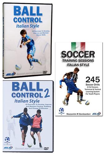 Soccer Italian Style 2 DVDs/1 book Set