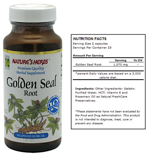 Nature's Herbs Golden Seal Root Herbal Supplement
