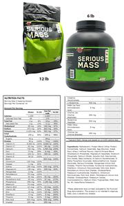 Serious Mass Strawberry 6lb or 12lb Gainer - Soccer ...