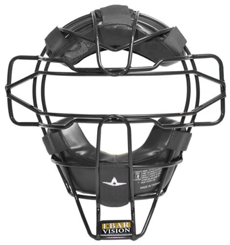 ALL-STAR Classic Pro Traditional Catchers Face Mask Solid Steel Vinyl Pads FM25EXT
