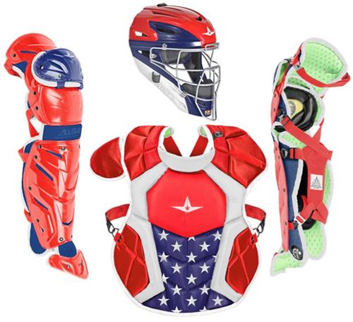 ALL-STAR NOCSAE S7 Axis 2-Tone Catchers Kit. Free shipping.  Some exclusions apply.
