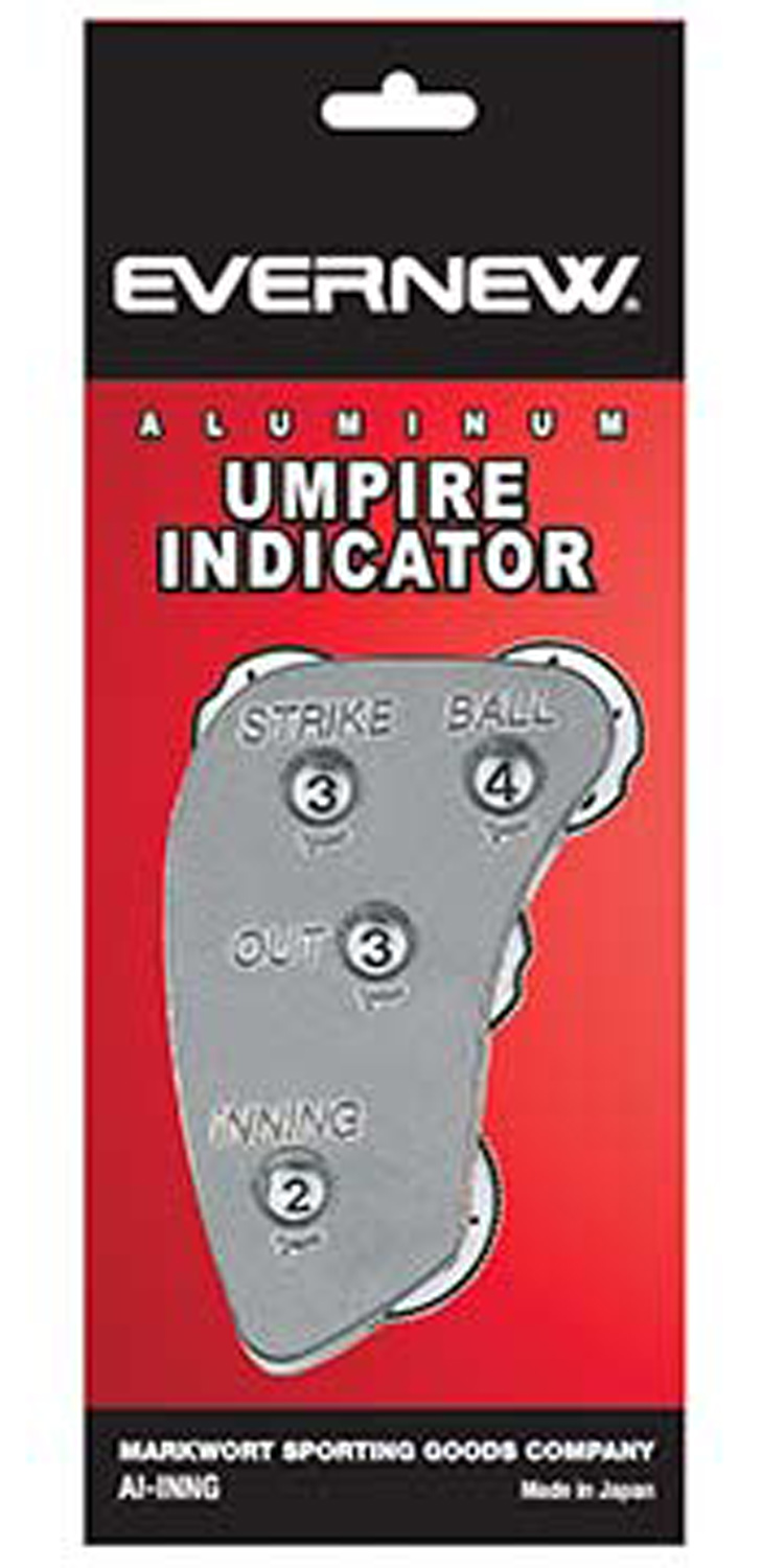 E229459 Aluminum Umpire 4Dial Baseball Indicator AIINNG (ea)