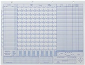 Baseball/ Softball 30 Game Refill Score Sheet BB107