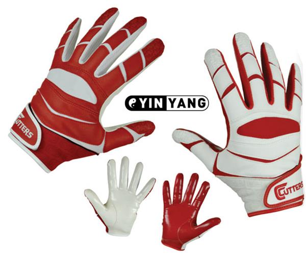 CUTTERS X40 REVOLUTION YING YANG FOOTBALL RECEIVER GLOVES 