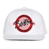 G220 The Game Boston Terriers White Retro Circle Throwback Cap