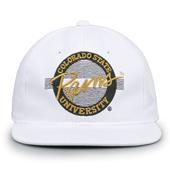 G220 The Game Colorado State Rams White Retro Circle Throwback Cap