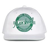 G220 The Game Marshall Thundering Herd White Retro Circle Throwback Cap