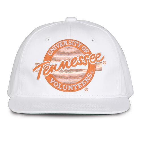 G220 The Game Tennessee Volunteers White Retro Circle Throwback Cap
