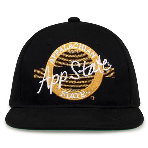 G225 The Game Appalachian State Mountaineers Team Color Retro Circle Throwback Cap