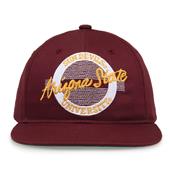 G225 The Game Arizona State Sun Devils Team Color Retro Circle Throwback Cap