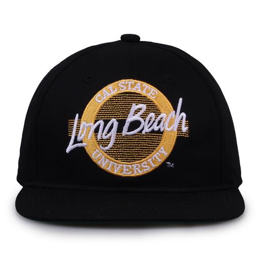 G225 The Game Cal State Long Beach 49ers Team Color Retro Circle Throwback Cap