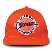 G225 The Game Clemson Tigers Team Color Retro Circle Throwback Cap