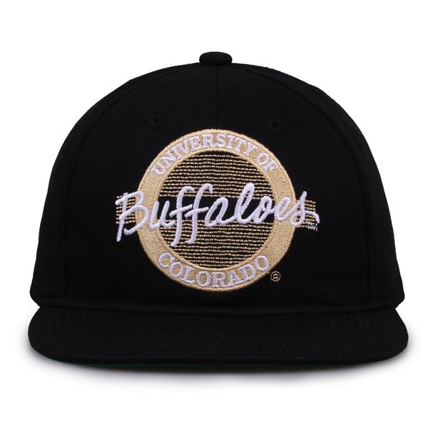 G225 The Game Colorado Buffaloes Team Color Retro Circle Throwback Cap