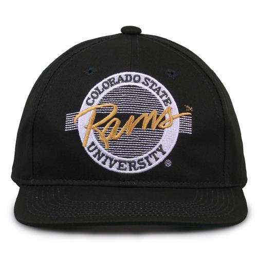 G225 The Game Colorado State Rams Team Color Retro Circle Throwback Cap