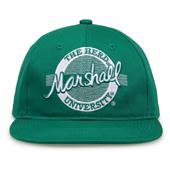 G225 The Game Marshall Thundering Herd Team Color Retro Circle Throwback Cap