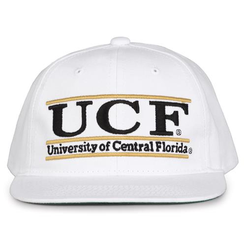 G230 The Game Central Florida Knights White Retro Bar Throwback Cap