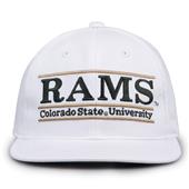 G230 The Game Colorado State Rams White Retro Bar Throwback Cap