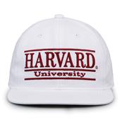 G230 The Game Harvard Crimson White Retro Bar Throwback Cap