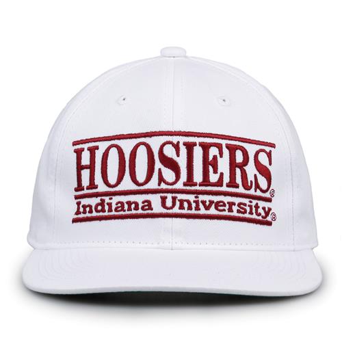 G230 The Game Indiana Hoosiers White Retro Bar Throwback Cap