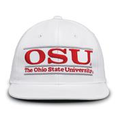 G230 The Game Ohio State Buckeyes White Retro Bar Throwback Cap