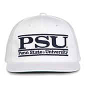 G230 The Game Penn State Nittany Lions White Retro Bar Throwback Cap